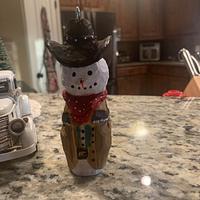 A few small Christmas ornaments