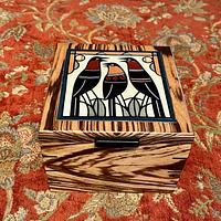 The Bird Tile Top Keepsake Box