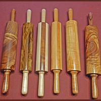 Lathe turned rolling pins - Project by LesB