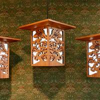 How to make Japanese style ceiling light pendants 