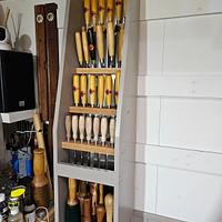 Chisel and Mallet Tool Rack