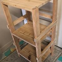 Binder storage shelves