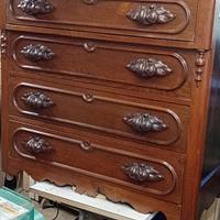 Restored 1870's walnut 4 drawer dresser  - Project by Doug Scott, Time to Woodwork