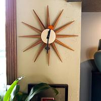 George Nelson Sunburst Clock replica