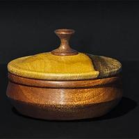 Bowl with a lid.