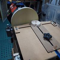 Lathe disk sander with micro adjustment... MK 2.