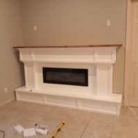 Faux Electric Fireplace Unit