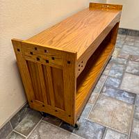 Arts And Crafts Style Laundry Bench