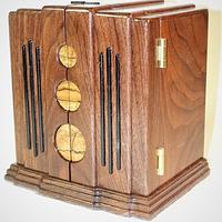 Tiny Art Deco Cabinet for Tea Bag Holders