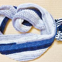 How To Crochet A Easy Knit Like Infinity Scarf - Project by rajiscrafthobby