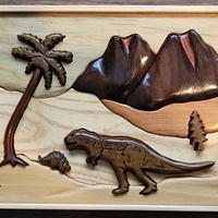 Giraffe and T Rex Puzzles