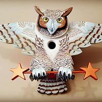 Owl Faux Birdhouse/Secret Key Stash - Project by Kel Snake