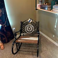 Iron Rocking Chair refinish - Project by Sparky