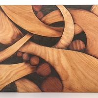 Abstract wood marquetry - Project by Andulino