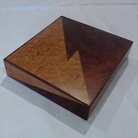 Japanese Writing Box - Suzuribako with katamigawari pattern - Project by Madburg