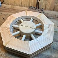 Wooden Wheel Barrow