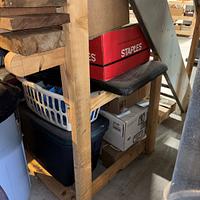 Indoor lumber rack