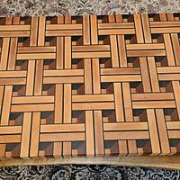 3D end grain cutting board "weave pattern" - Project by Petey