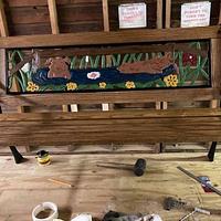 Restored park bench - Project by Dave