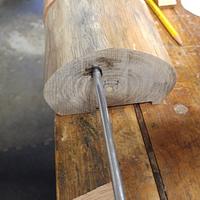 Toggleable Log Coat Rack 