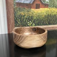 Black walnut bowl