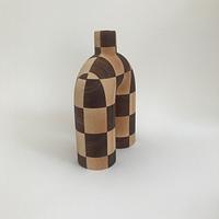Checkerboard Hollow Vessel