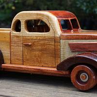 1937 Aussie Ford Ute Replica Model in timber “scratch built” - A gift for an old friend!  Finished!