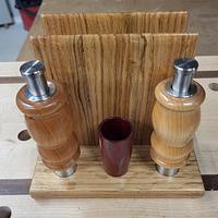 Salt & Pepper with Napkin Holder & Toothpick Holder - Project by Eric - the "Loft"
