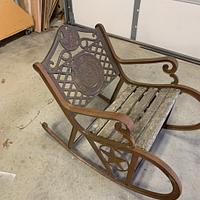 Iron Rocking Chair refinish