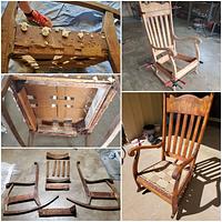 Antique rocking chair restoration 