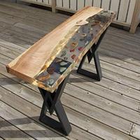 River Rock Console Table
