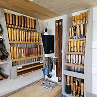 Chisel and Mallet Tool Rack