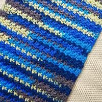 Easy Crochet Scarf With Griddle Stitch - Project by rajiscrafthobby
