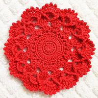 RIYA Crochet Flower Doily - Project by rajiscrafthobby