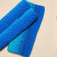 Cool Seaway Crochet Fingerless Gloves - Project by rajiscrafthobby