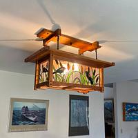 Greene and Greene Style Ceiling Light 