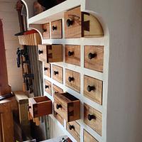 Twenty-Drawer Hardware Cabinet - Project by Ron Aylor