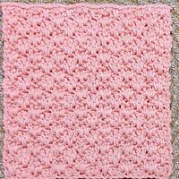 Easy Crochet Textured Washcloth Pattern - Project by rajiscrafthobby