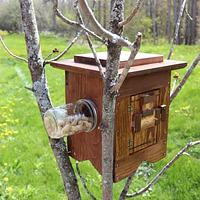 A Zany Squirrel Puzzle Feeder - Project by Kel Snake