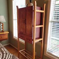 Krenov inspired chest on stand