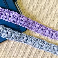 How To Make A Easy Crochet Puff Stitch Bookmark - Project by rajiscrafthobby