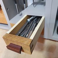 Backsaw and Screwdriver Tool Rack