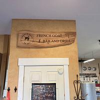 Finally made the sign.  - Project by French Goat Toys