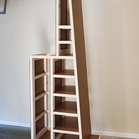 Scrap Lumber Rack for a Tricky Room - Project by Ron Stewart