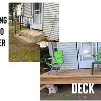 New Deck - one step at a time - Project by MsDebbieP