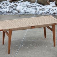 Danish Cord Bench - Project by Ross Leidy