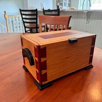 Keepsake Box with Mitered Dovetail Joints - Project by Alan Sateriale