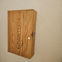 Wine box turned into something else.