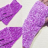 Easy Peasy Crochet Fingerless Gloves With Chenille Yarn - Project by rajiscrafthobby