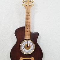Guitar Clock w/standard "Time to Play"